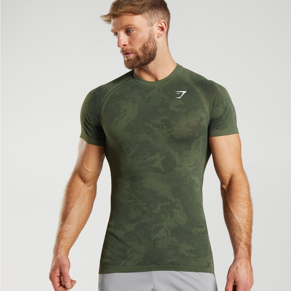 Never been worn, NWT Gymshark Geo seamless shirt